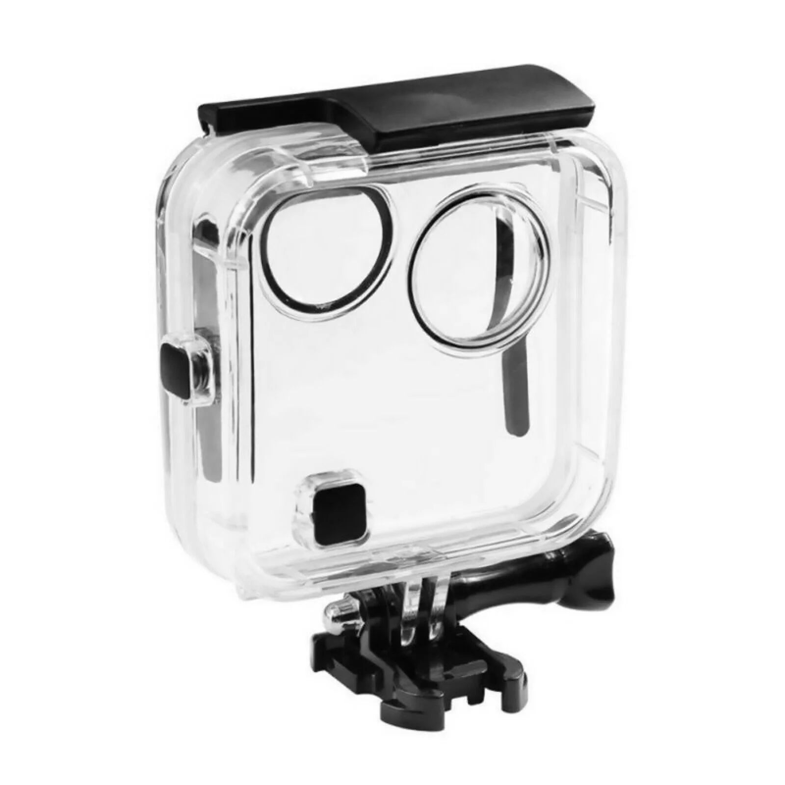 Carcasă waterproof GoPro Fusion 360 – vedere laterală, material plastic durabil