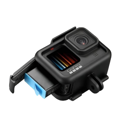 Carcasă neagră din plastic rezistent pentru GoPro