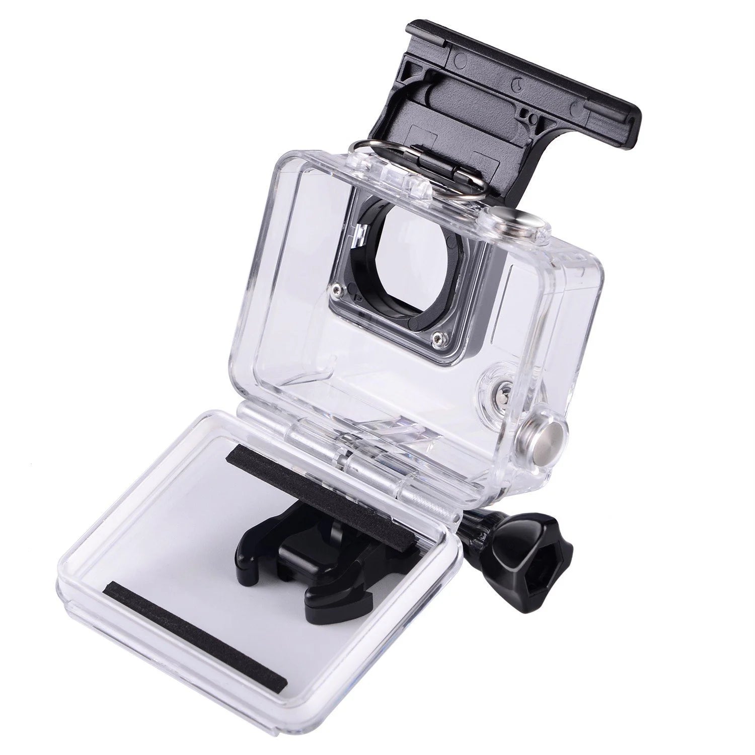 Set carcasă subacvatică cu montură pentru GoPro Hero 3 și Hero 4