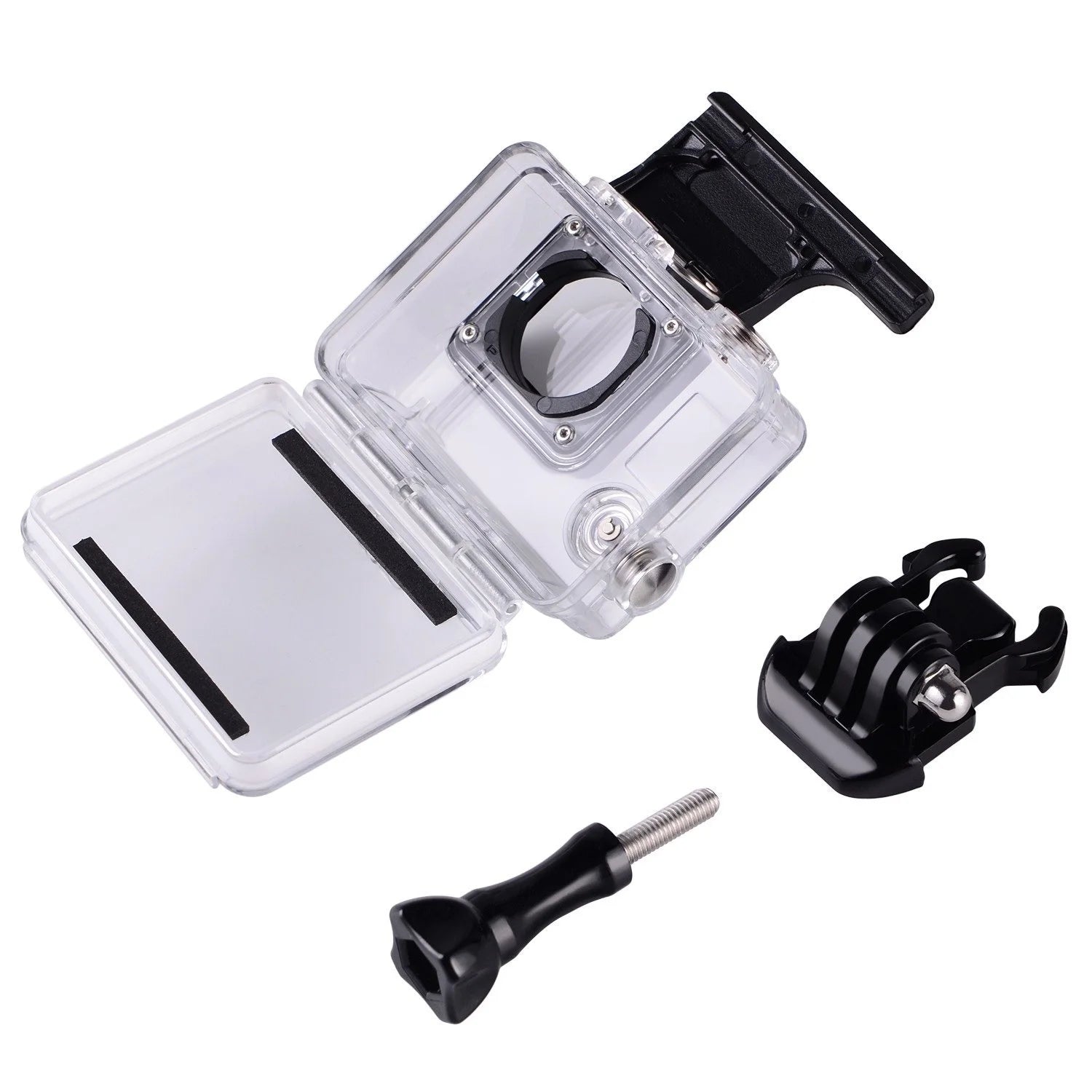 Set carcasă subacvatică cu montură pentru GoPro Hero 3 și Hero 4