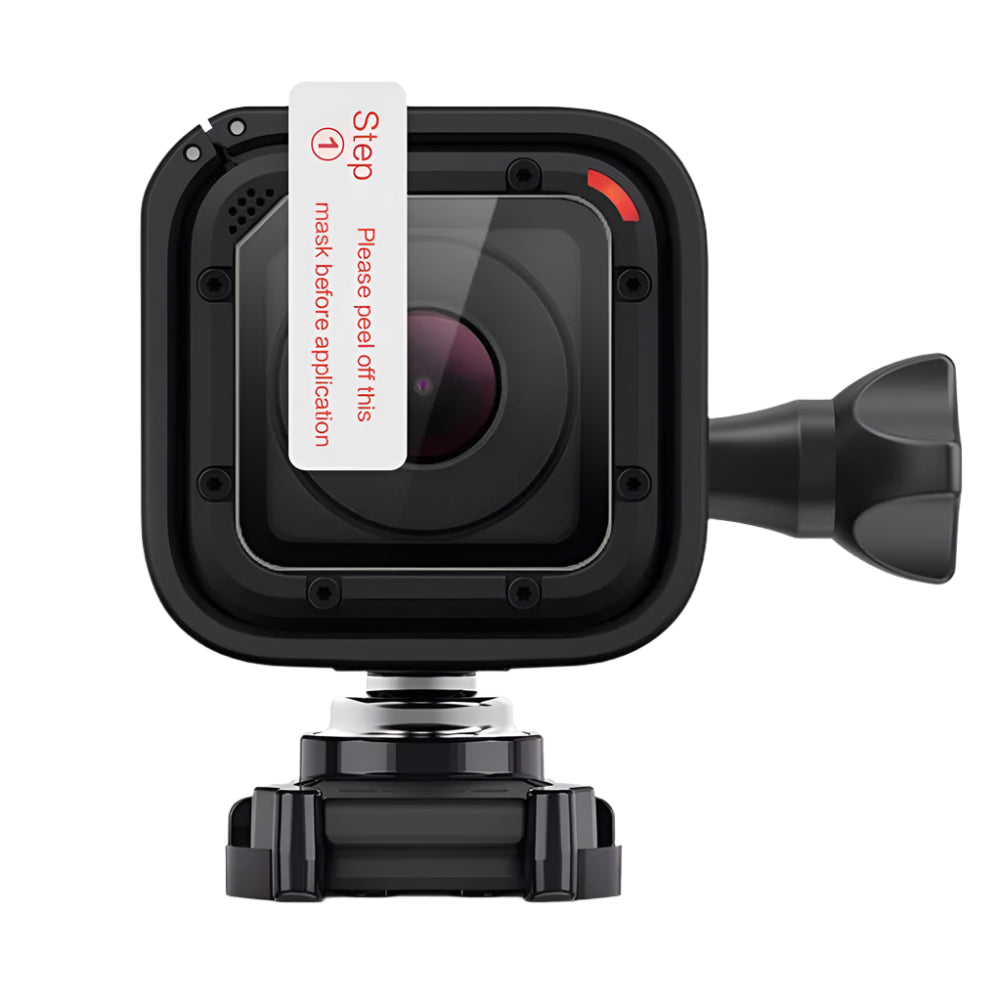 Ecranul GoPro Session protejat cu folia din sticlă securizată