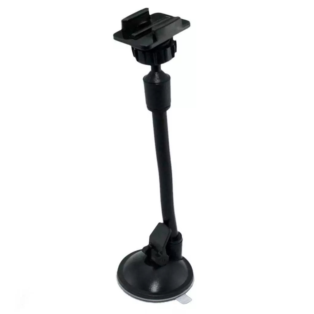 Sistem cu ventuză montat pe parbriz auto pentru cameră sport