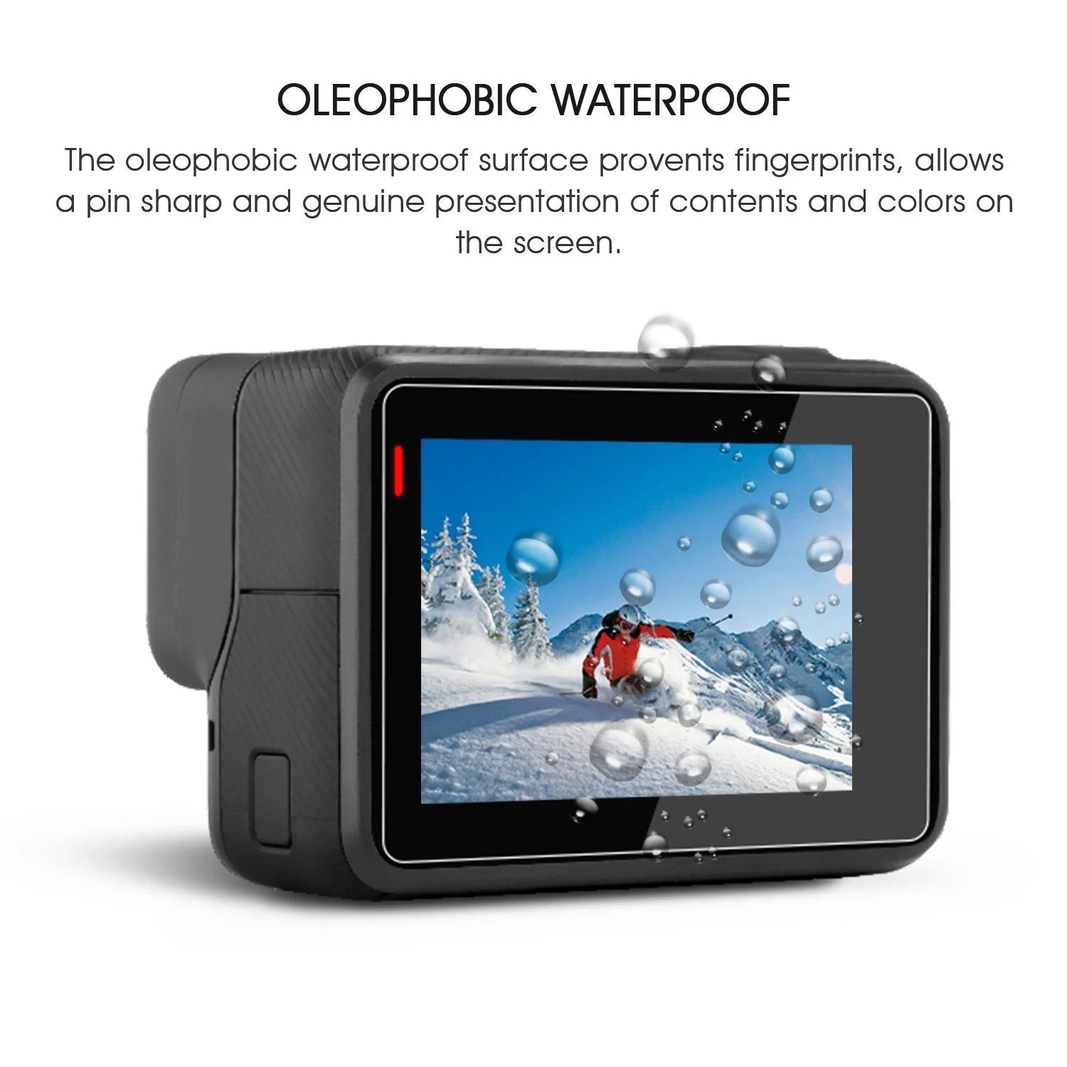 Test de rezistență la zgârieturi al foliei din sticlă securizată pentru GoPro Hero 5, 6 și 7