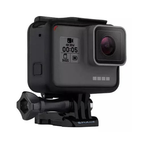 GoPro Hero 6 montată în carcasă de protecție, gata de acțiune