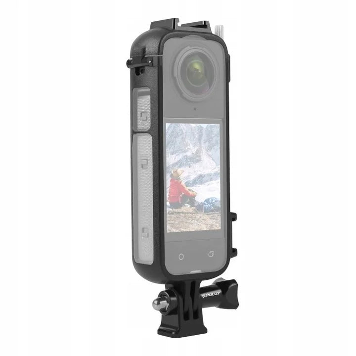 Carcasă compatibilă Insta360 X4 – vedere frontală