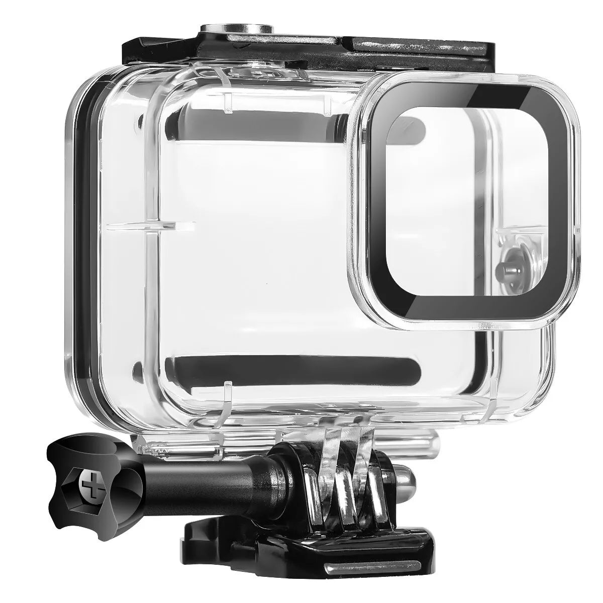 Carcasă subacvatică GoPro Hero 13 montată pe cameră