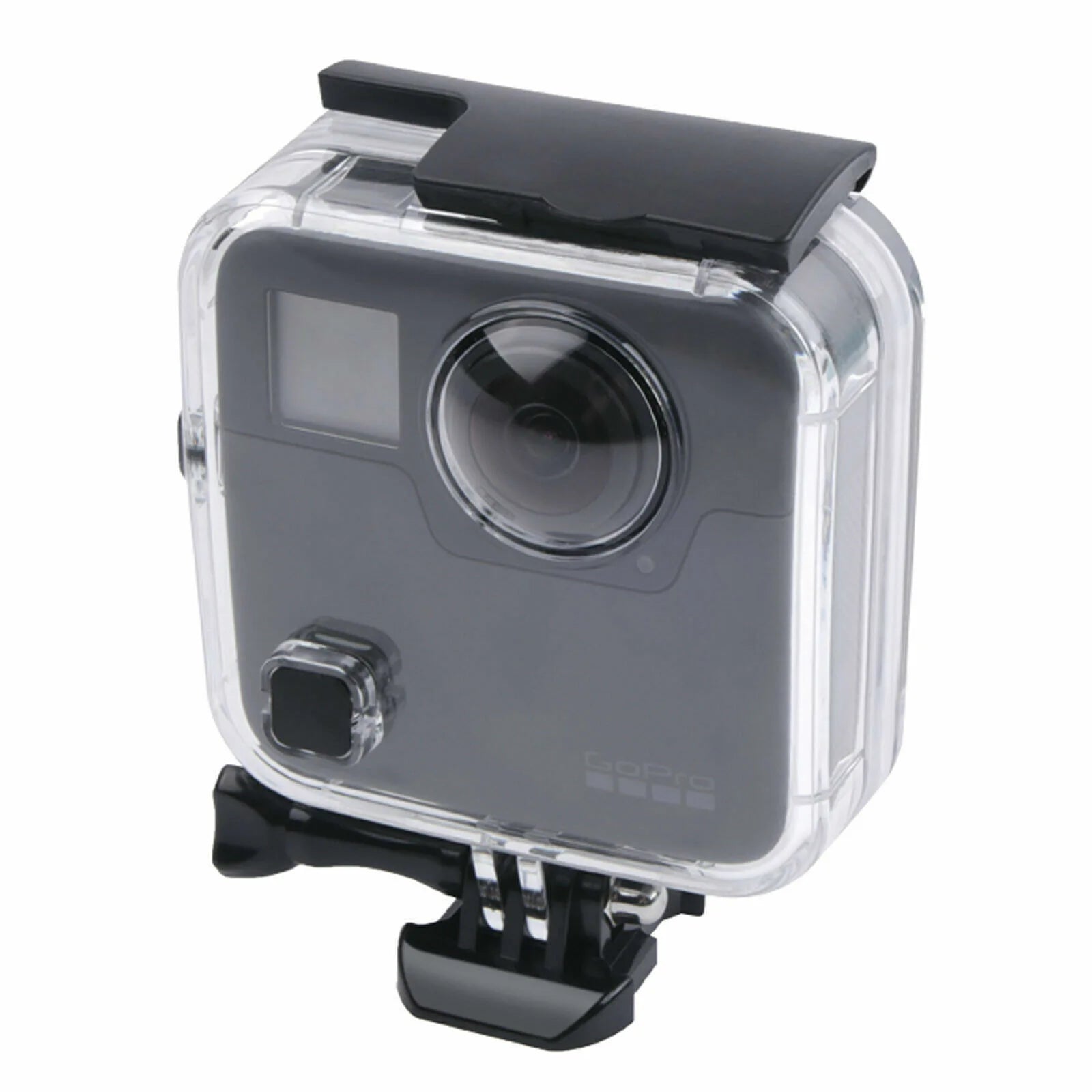 Carcasă subacvatică transparentă pentru GoPro Fusion 360, protecție rezistentă la apă până la 45m