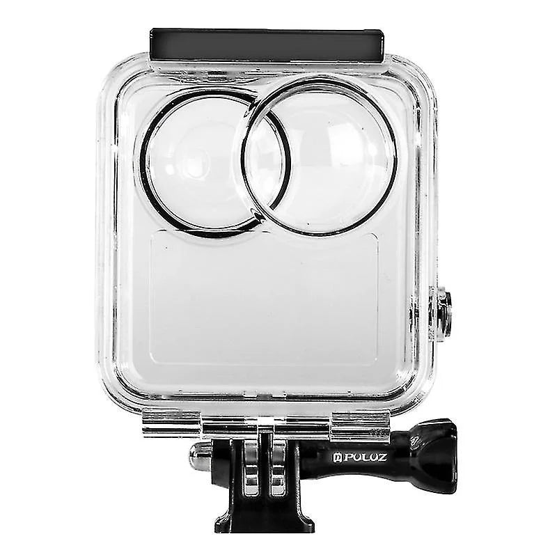 Carcasă subacvatică GoPro MAX cu cameră montată – protecție pentru filmări sub apă
