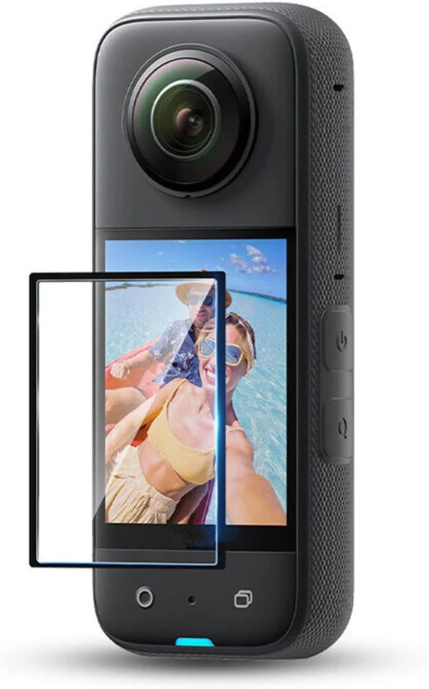 Folie din sticlă aplicată pe Insta360 One X3