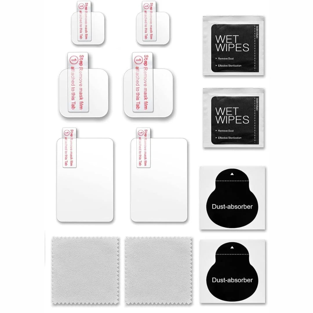 Set complet 6 folii protectie GoPro Hero 13 cu accesoriile de montare