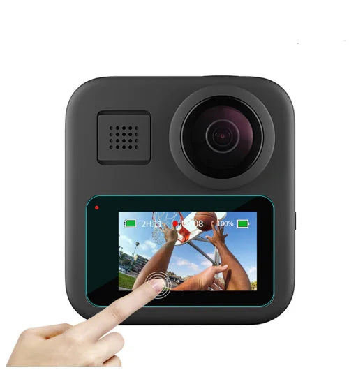 Test de rezistență la zgârieturi al foliei din sticlă securizată pentru GoPro Hero MAX