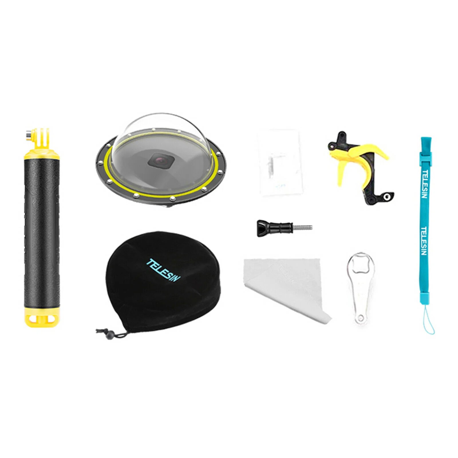 Dome subacvatic, mâner flotant, accesorii de montare incluse