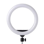 Lampa circulara LED diametru 26 cm, trepied 210 cm, cap bila si telecomanda
