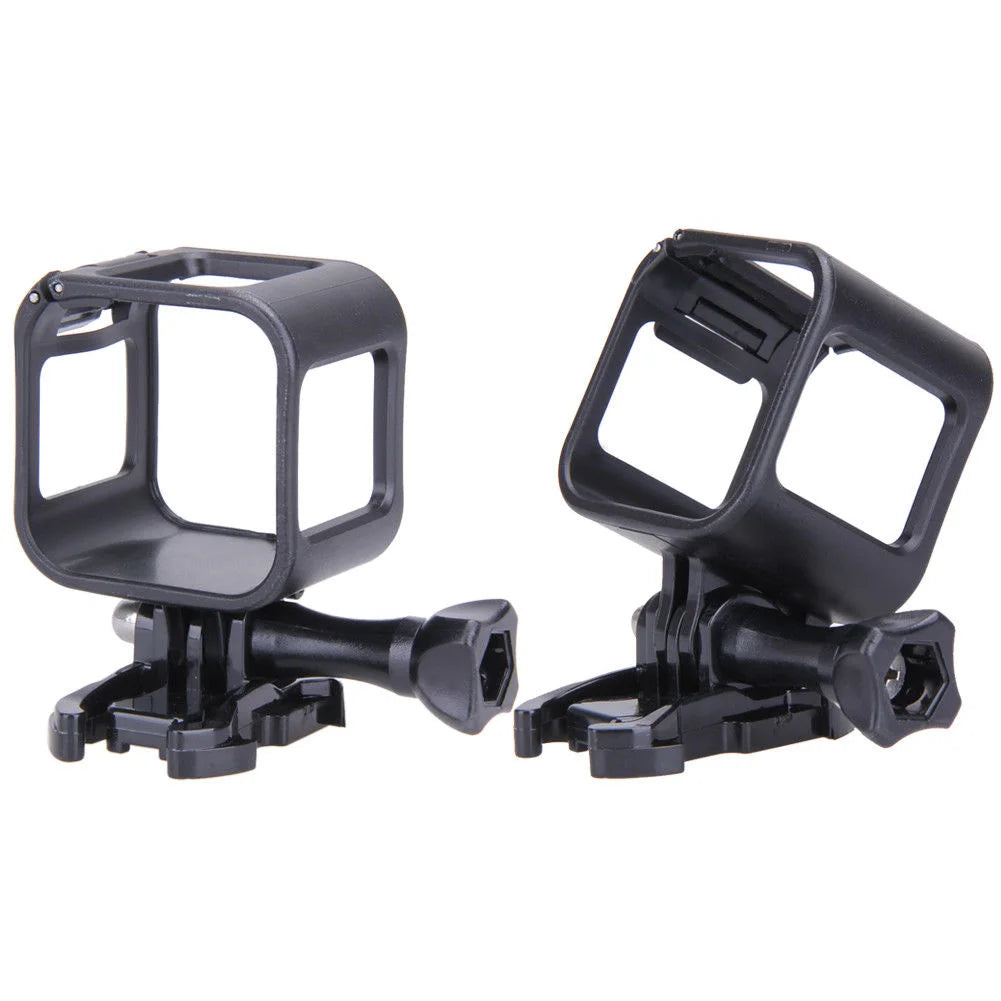 Vedere laterală a carcasei de protecție pentru GoPro Session, evidențiind designul robust