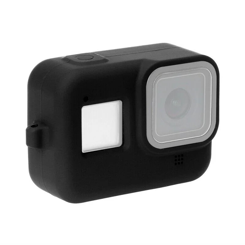 Carcasă de protecție din silicon pentru GoPro Hero 8, culoare neagră