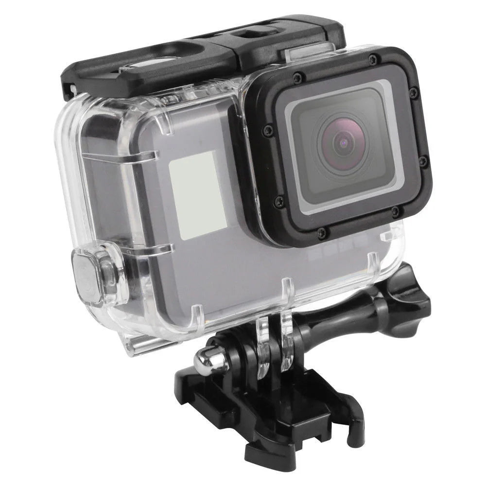 Carcasă subacvatică transparentă pentru GoPro Hero 5, 6 și 7, protecție rezistentă la apă până la 45 m