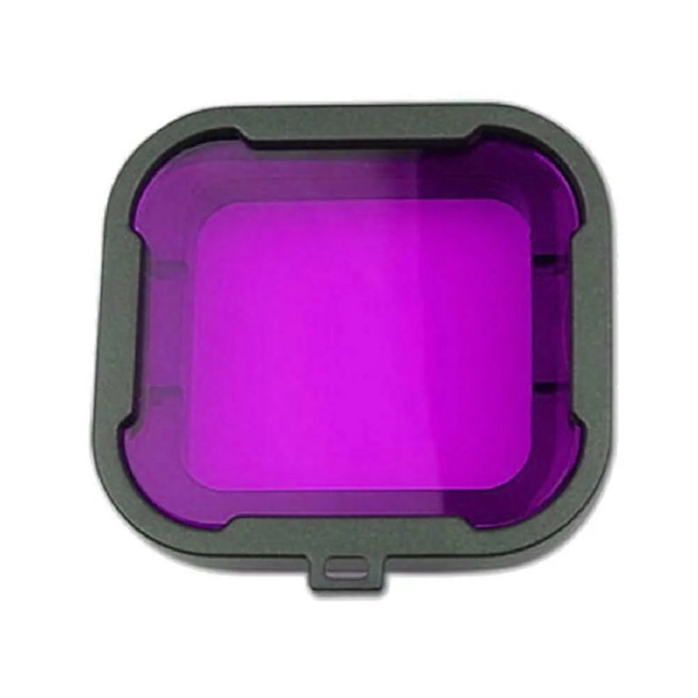 Prim-plan al filtrului mov cu design ergonomic