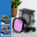 Filtru subacvatic roz pentru GoPro Hero 9