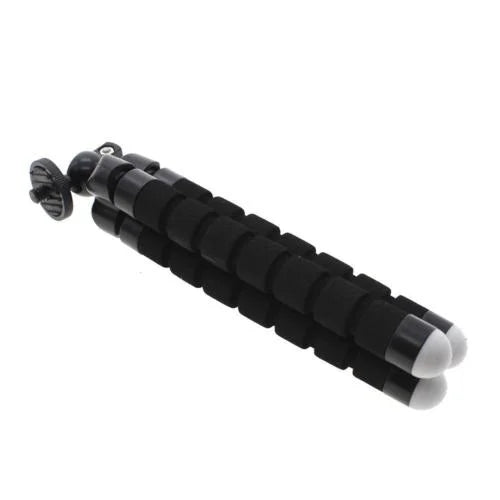 Mini trepied flexibil de 12 cm, cu picioare acoperite cu spumă anti-alunecare