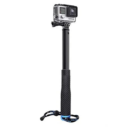 Monopod telescopic din aluminiu 28-92 cm rezistent la apă, compatibil cu GoPro