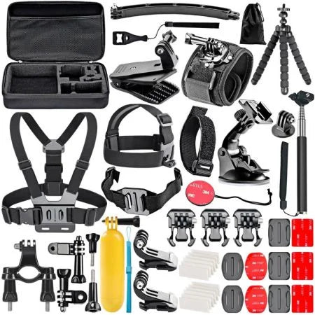 Set 50 accesorii pentru camere video sport