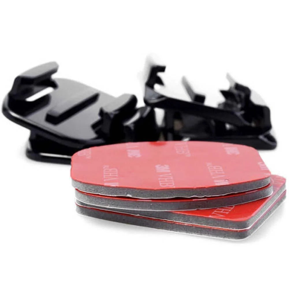 Set 4 monturi adezive cu șină pentru camere video sport