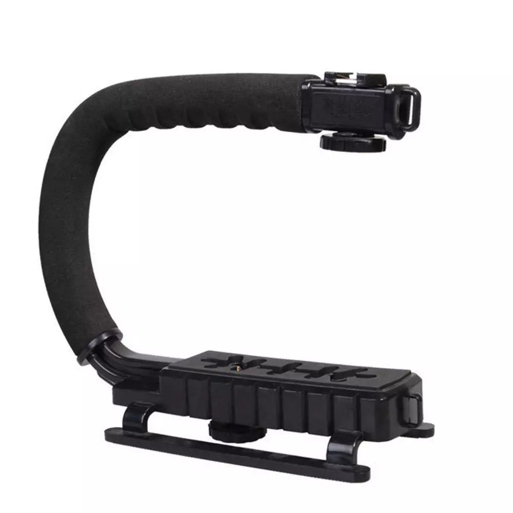 Suport stabilizator curbat pentru camere foto/video