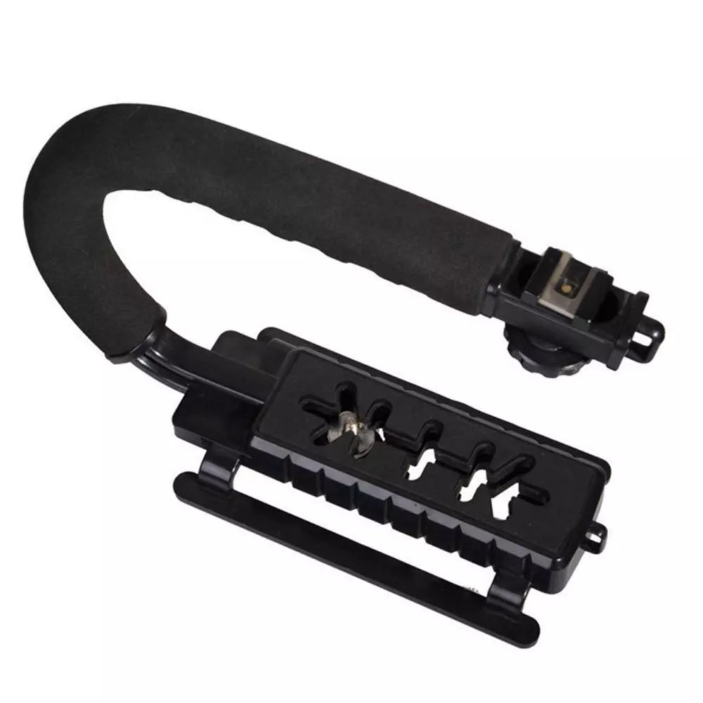 Suport stabilizator curbat pentru camere foto/video